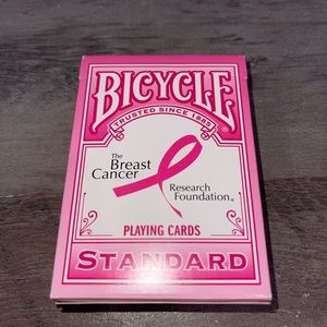 “BICYCLE BREAST CANCER EDITION PLAYING CARDS” (Great condition)